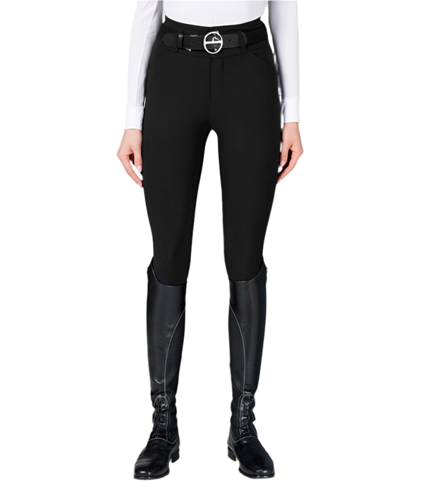 VESTRUM MOLVENO RIDING BREECHES KNEE GRIP BLACK