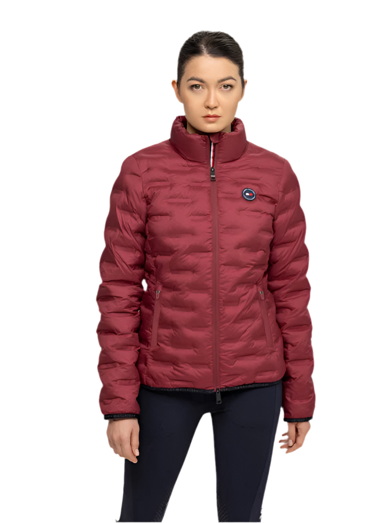 TOMMY HILFIGER ALABAMA PUFFER JACKET ROUGE