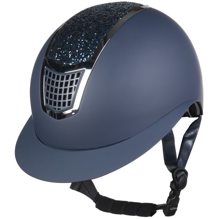 HKM EQUESTRIAN HELMET GLAMOUR SHIELD NAVY