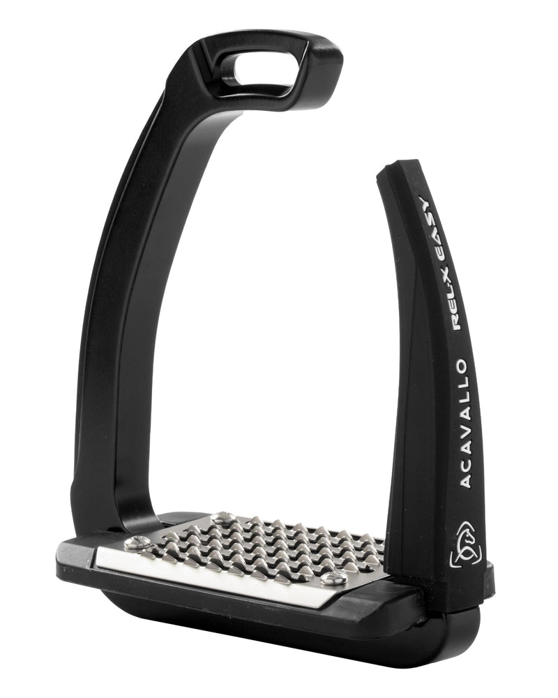 ACAVALLO REL-X EASY STIRRUP BLACK