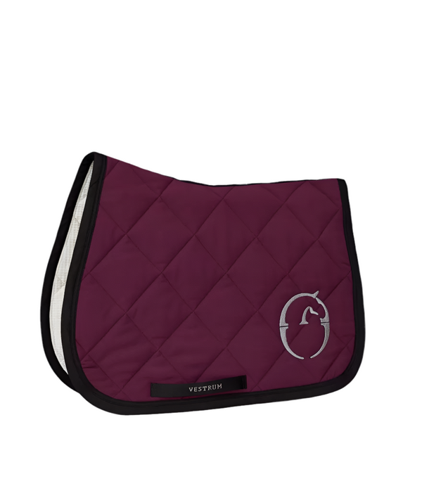 VESTRUM HELSINKI SADDLE PAD BURGUNDY