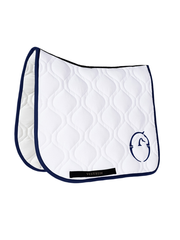 VESTRUM PERUGIA SADDLE PAD WHITE