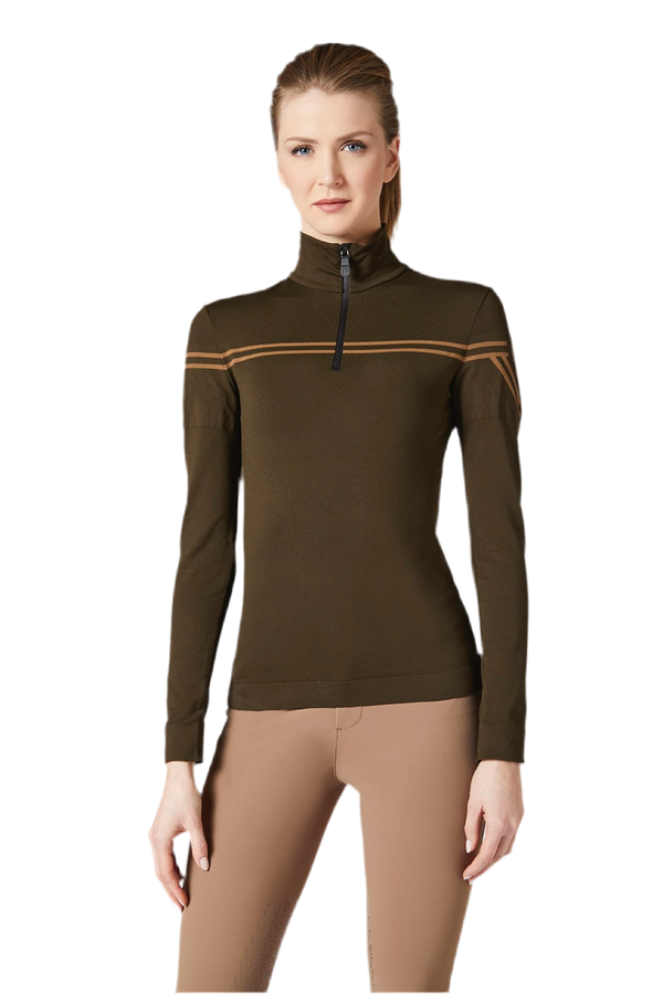 VESTRUM ISELLE TRAINING TOP BROWN