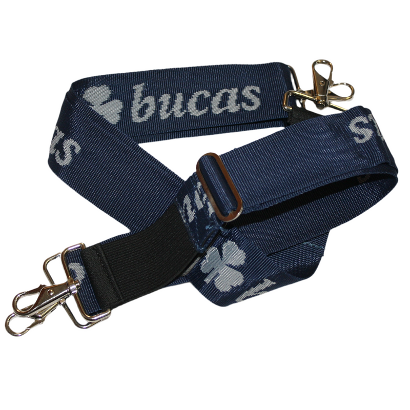 BUCAS RUG BELT NAVY/SILVER