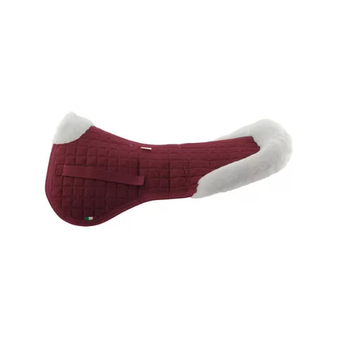 BURIONI LAMBSWOOL BORDEAUX/WHITE