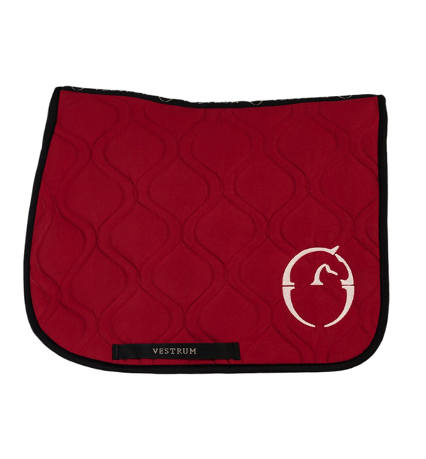 VESTRUM PERUGIA SADDLE PAD BORDEAUX