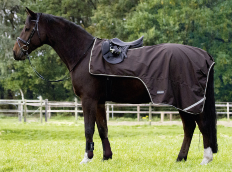 BUSSE FLEECE EXERCISE RUG BROWN