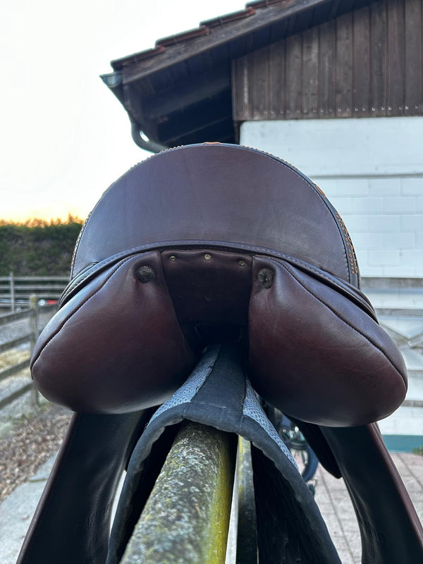 ACAVALLO SADDLE RAFAELLO BROWN 17.5