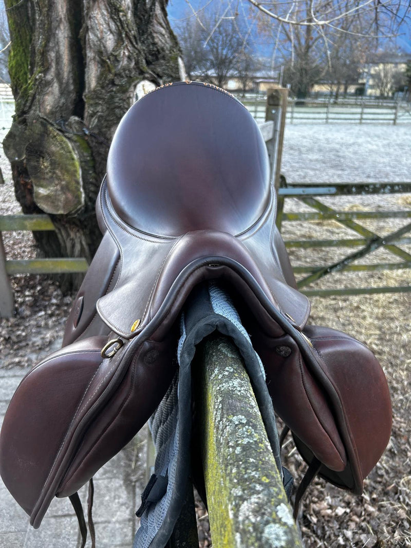 ACAVALLO SADDLE RAFAELLO BROWN 17.5