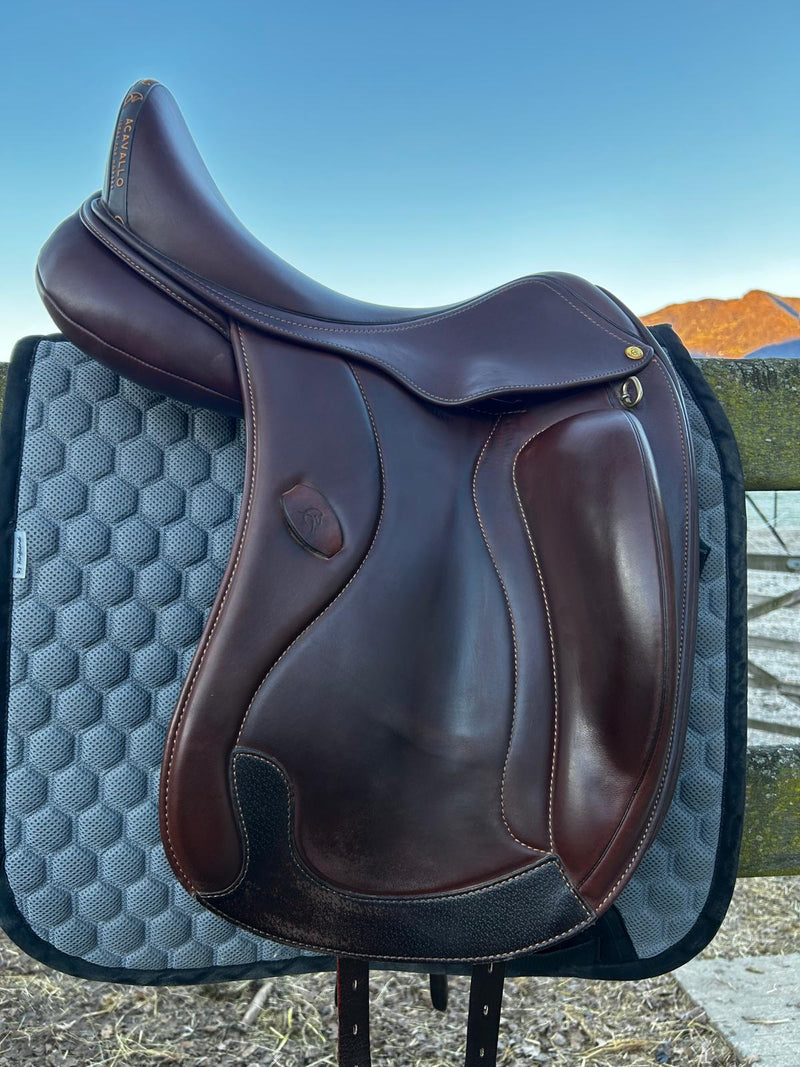 ACAVALLO SADDLE RAFAELLO BROWN 17.5