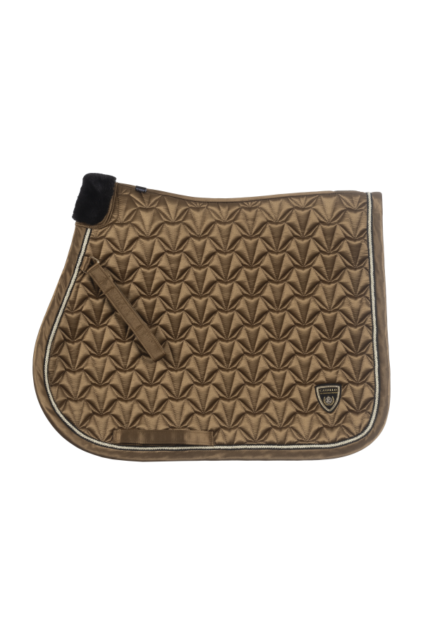 CAVALLO LYANA SADDLE PAD DARK CARAMEL