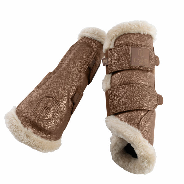 ESKADRON STINGRAY FAUXFUR TENDON BOOTS ALMOND