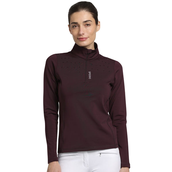 SPOOKS MAIRAH THERMO SHIRT PLUM