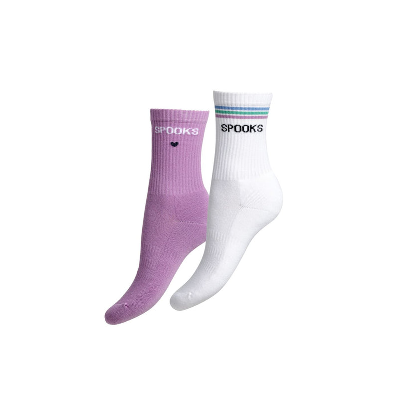 SPOOKS MID CUT SOCKS ORCHID (2X)