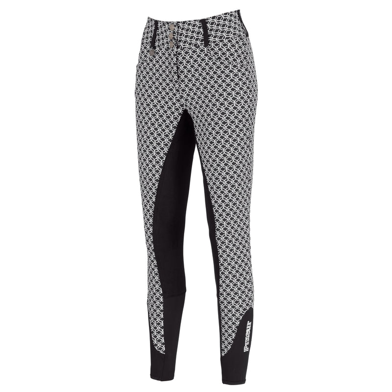 PIKEUR CANDELA BREECHES BLACK/WHITE