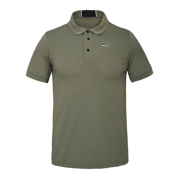 KINGSLAND KLBLYKE TEC PIQUE POLO SHIRT GREEN CASTOR MAN